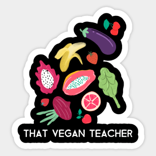 That Vegan Teacher Sticker